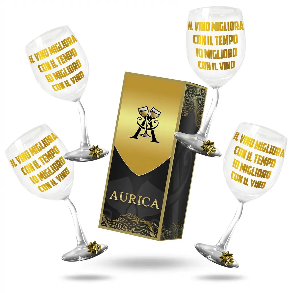 Calice da vino personalizzato - Serata tra Amici