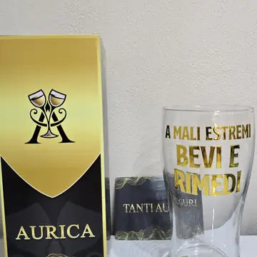 Boccale da birra Aurìca personalizzato