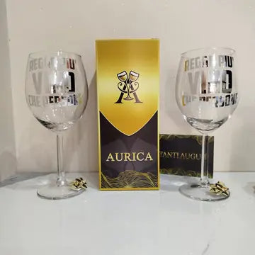 Calice dritto Aurìca personalizzato