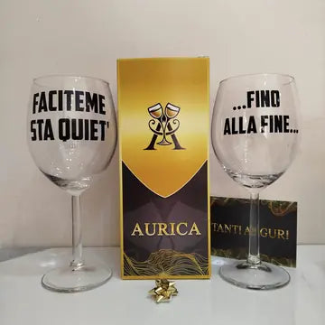 Calice dritto Aurìca personalizzato