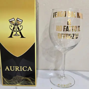 Calice dritto Aurìca personalizzato