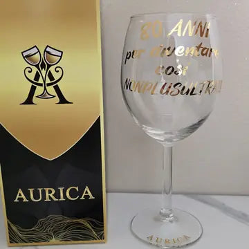 Calice dritto Aurìca personalizzato