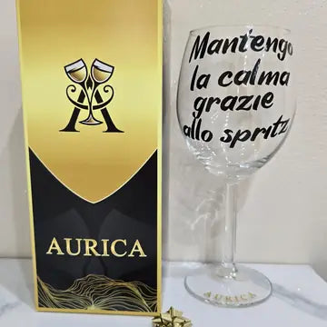 Calice dritto Aurìca personalizzato