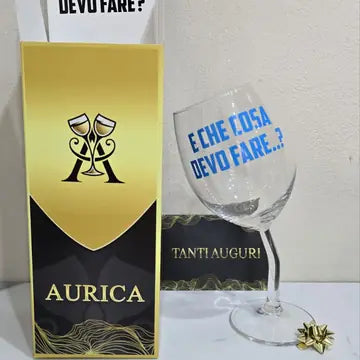 Calice storto Aurìca personalizzato