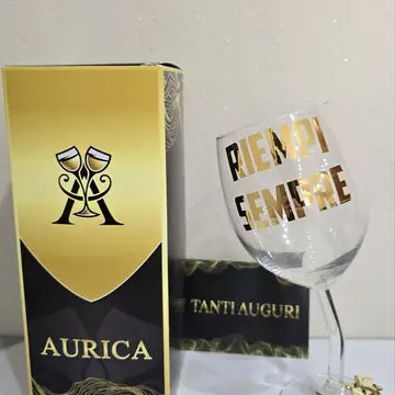 Calice storto Aurìca personalizzato