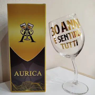 Calice storto Aurìca personalizzato