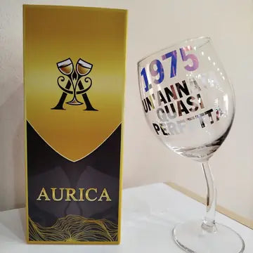 Calice storto Aurìca personalizzato