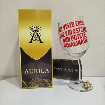 Calice storto Aurìca personalizzato