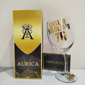 Calice storto Aurìca personalizzato