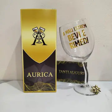 Calice storto Aurìca personalizzato