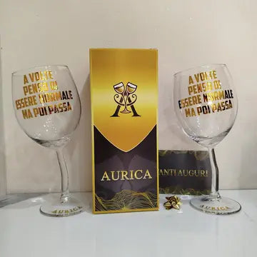 Calice storto Aurìca personalizzato