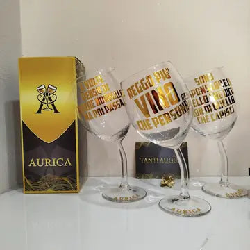 Calice storto Aurìca personalizzato