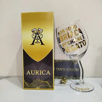 Calice storto Aurìca personalizzato