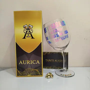 Calice storto Aurìca personalizzato