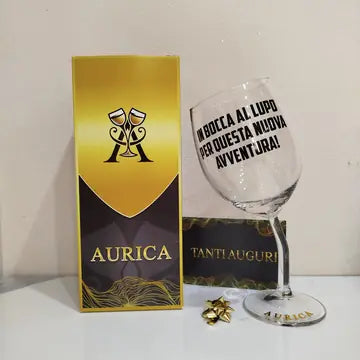 Calice storto Aurìca personalizzato
