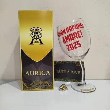 Calice storto Aurìca personalizzato