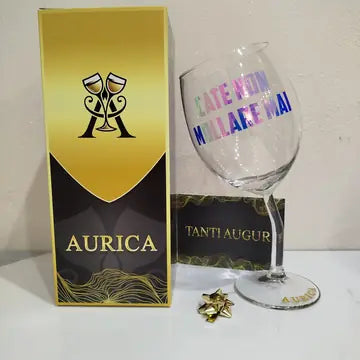 Calice storto Aurìca personalizzato