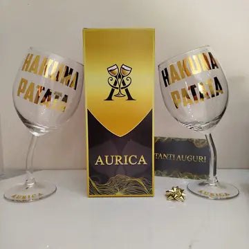 Calice storto Aurìca personalizzato