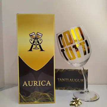 Calice storto Aurìca personalizzato