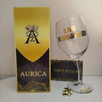 Calice storto Aurìca personalizzato