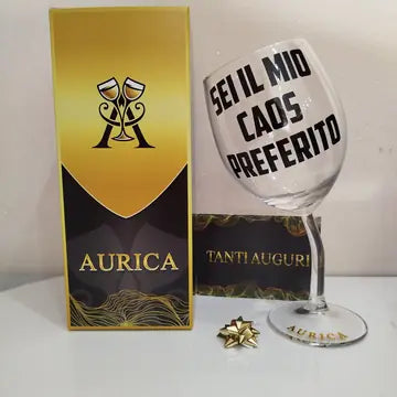Calice storto Aurìca personalizzato