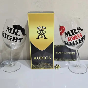 Calice storto Aurìca personalizzato