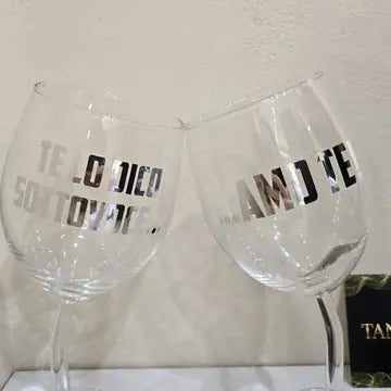 Calice storto Aurìca personalizzato