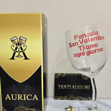 Calice storto Aurìca personalizzato