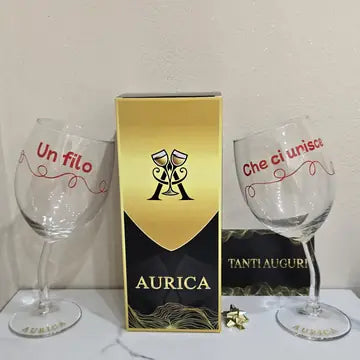 Calice storto Aurìca personalizzato