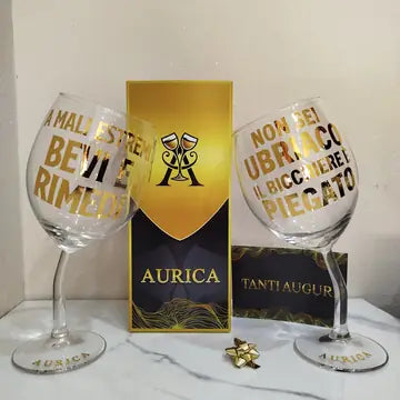 Calice storto Aurìca personalizzato
