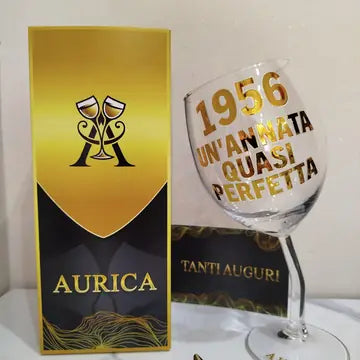 Calice storto Aurìca personalizzato