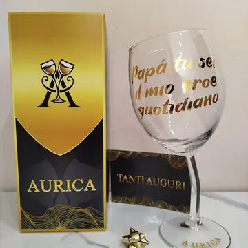 Calice storto Aurìca personalizzato