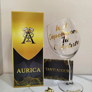 Calice storto Aurìca personalizzato