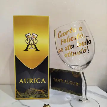 Calice storto Aurìca personalizzato