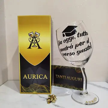 Calice storto Aurìca personalizzato