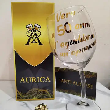 Calice storto Aurìca personalizzato