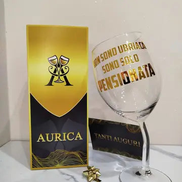 Calice storto Aurìca personalizzato
