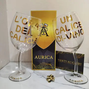 Calice storto Aurìca personalizzato