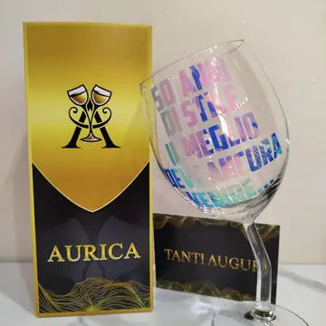 Calice storto Aurìca personalizzato