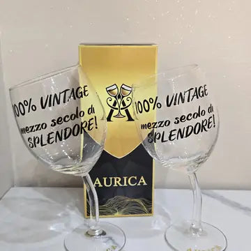 Calice storto Aurìca personalizzato