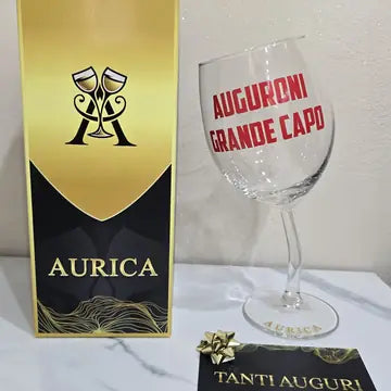 Calice storto Aurìca personalizzato